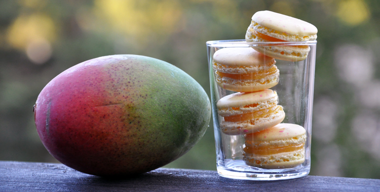 Makroner med mango